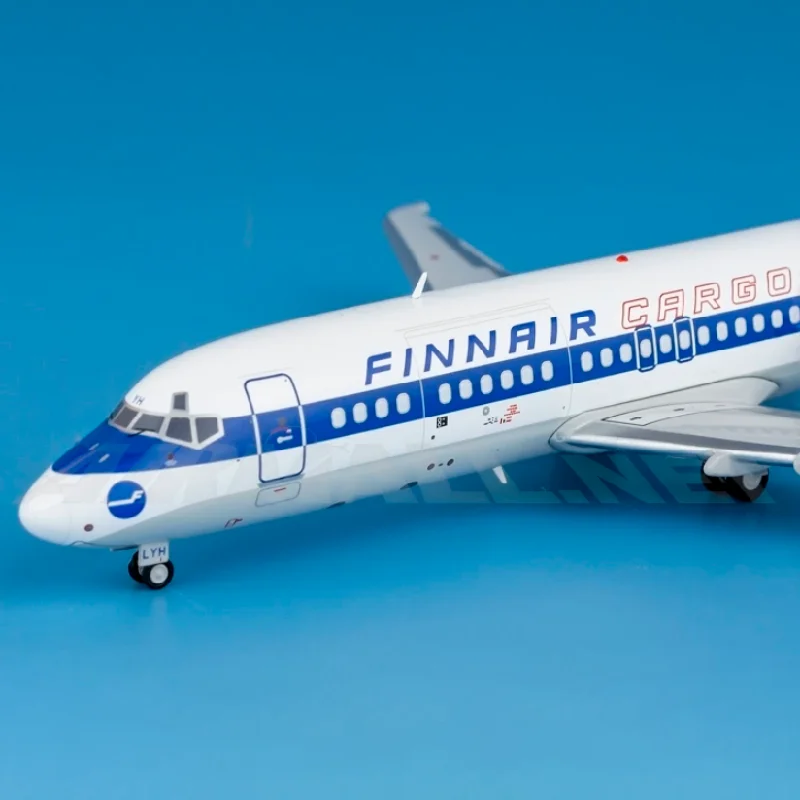 JC Aripi de 1:200 Scara LH2374 companiile Aeriene Finnair DC-9-15 O-LYH Diecasts Aviației Miniatură Avion Model de Avion de Metal Jucării Pentru Băieți . ' - ' . 4