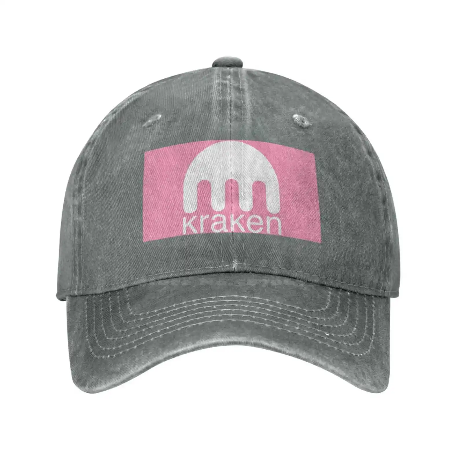 Kraken logo-ul de Moda Denim de calitate capac Tricotate pălărie de Baseball capac . ' - ' . 4