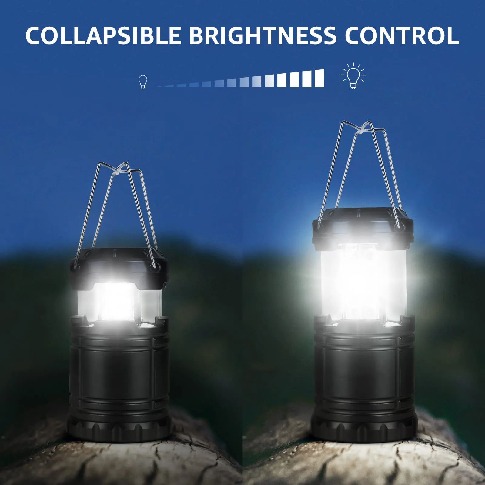 LED Camping Lanterne cu Baterii Pliabil IP44 Rezistent la Apă în aer liber Portabile Lumini de Urgență, Uragan, Furtuni . ' - ' . 4