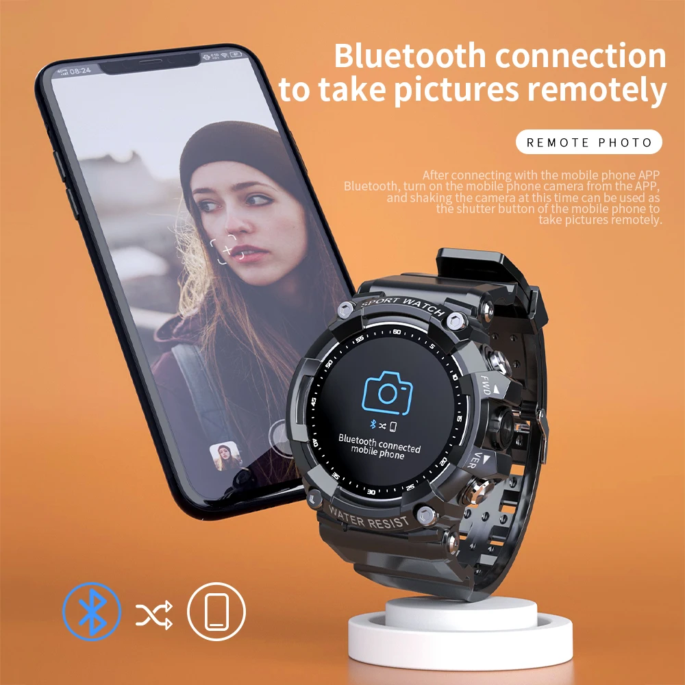 LOKMAT ATAC 3 Sport Ceas Inteligent Suport Bluetooth Apeluri de Fitness Tracker Heart Rate Monitor Touch Screen Smartwatches pentru Telefon . ' - ' . 4