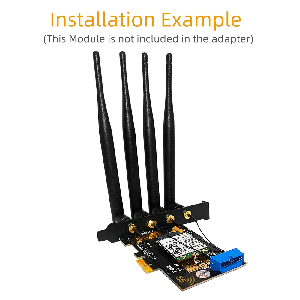 M. 2 Modul Wifi pentru a PCIE X1 / USB 3.0 Card de Expansiune De 4 Antene NANO SIM Slot de unitati solid state Tasta B pentru 30x42/52 3G 4G 5G M2 Modulul Wireless . ' - ' . 4