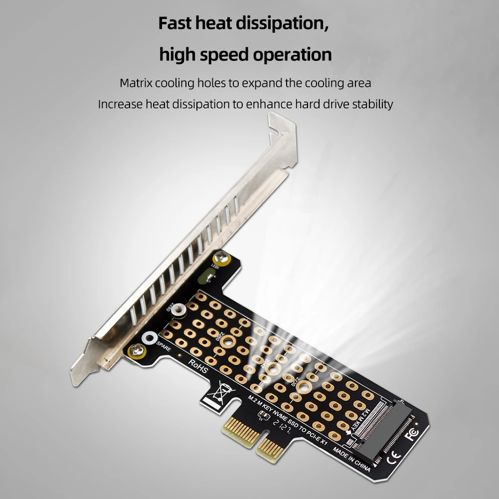 M. 2 NVME Să PCIe4.0 X1 Card de Expansiune 32Gbps Hard Disk Adaptor de Card cu radiator pentru M pentru M. 2 NVME SSD 2230/2242/2260/2280 . ' - ' . 4