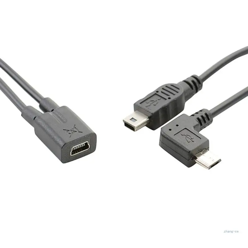 M5TD Flexibil Mini 5Pin Y Splitter Cablu Mini USB Splitter Extender Cablu de Încărcare . ' - ' . 4