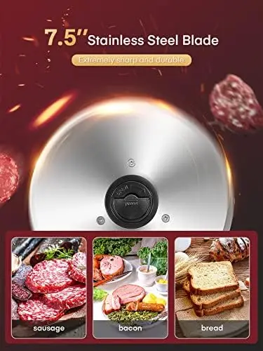 Mașina de tocat carne pentru Uz casnic, produse Alimentare Slicer cu Două 7.5