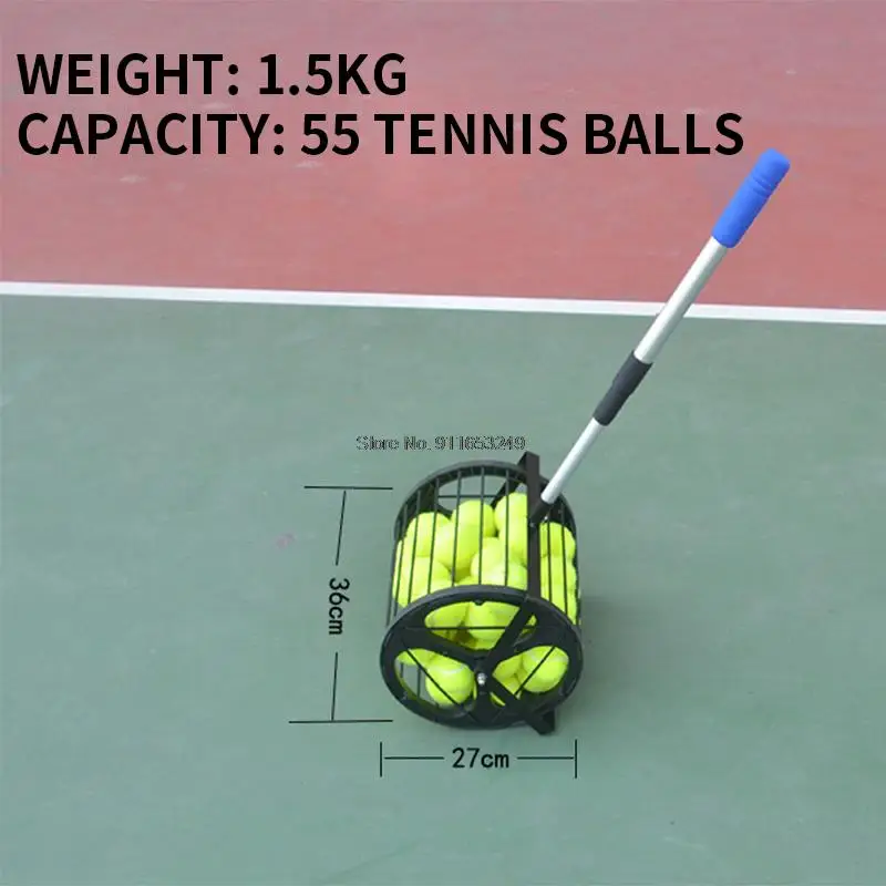 Minge De Tenis Selector De Tenis Reciclator Ridica Coșuri De Tenis De Curățare Sida L-8 Tenis De Depozitare Instrument De 55 De Mingi De Tenis . ' - ' . 4