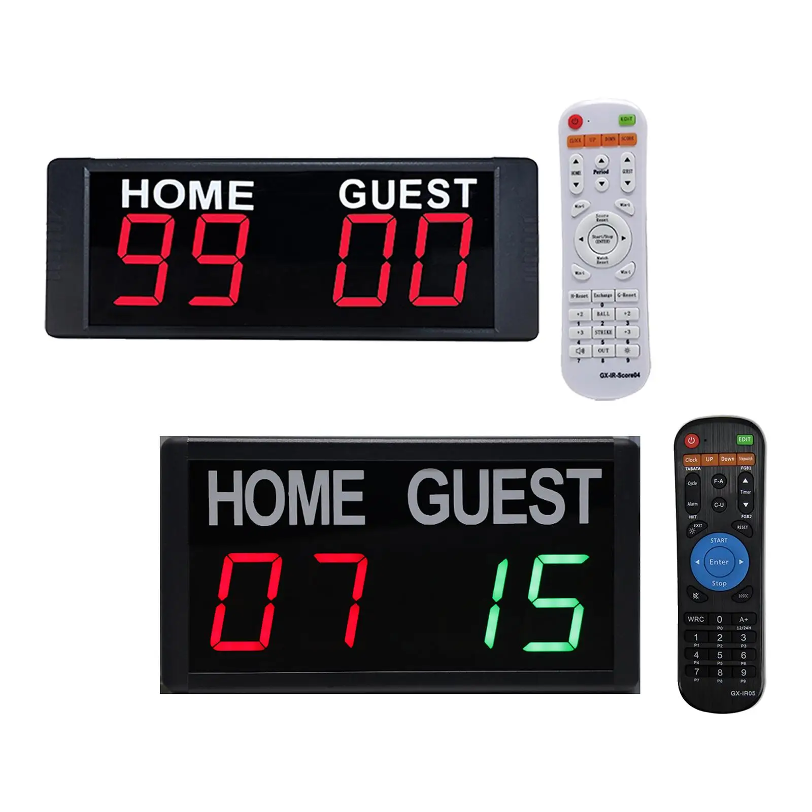 Montat pe perete Electronic Digital Scoreboard Timer Portarul Scor pentru Badminton Volei . ' - ' . 4