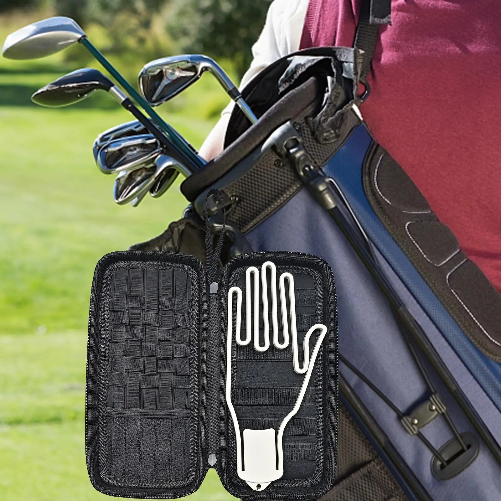 Mănuși de Golf Titularul de Protecție Caz Greu Portabil, Ușor de Transportat Universale Accesorii de Golf Greu de Caz pentru Telefon Golf Essentials . ' - ' . 4