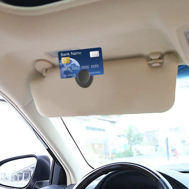 Ochelari Suport Pentru Masina Clip Magnetic Mașină de Ochelari de Titular Universale ochelari de Soare Cuier Bilet Card Clip Pentru Auto Parasolar SUV . ' - ' . 4