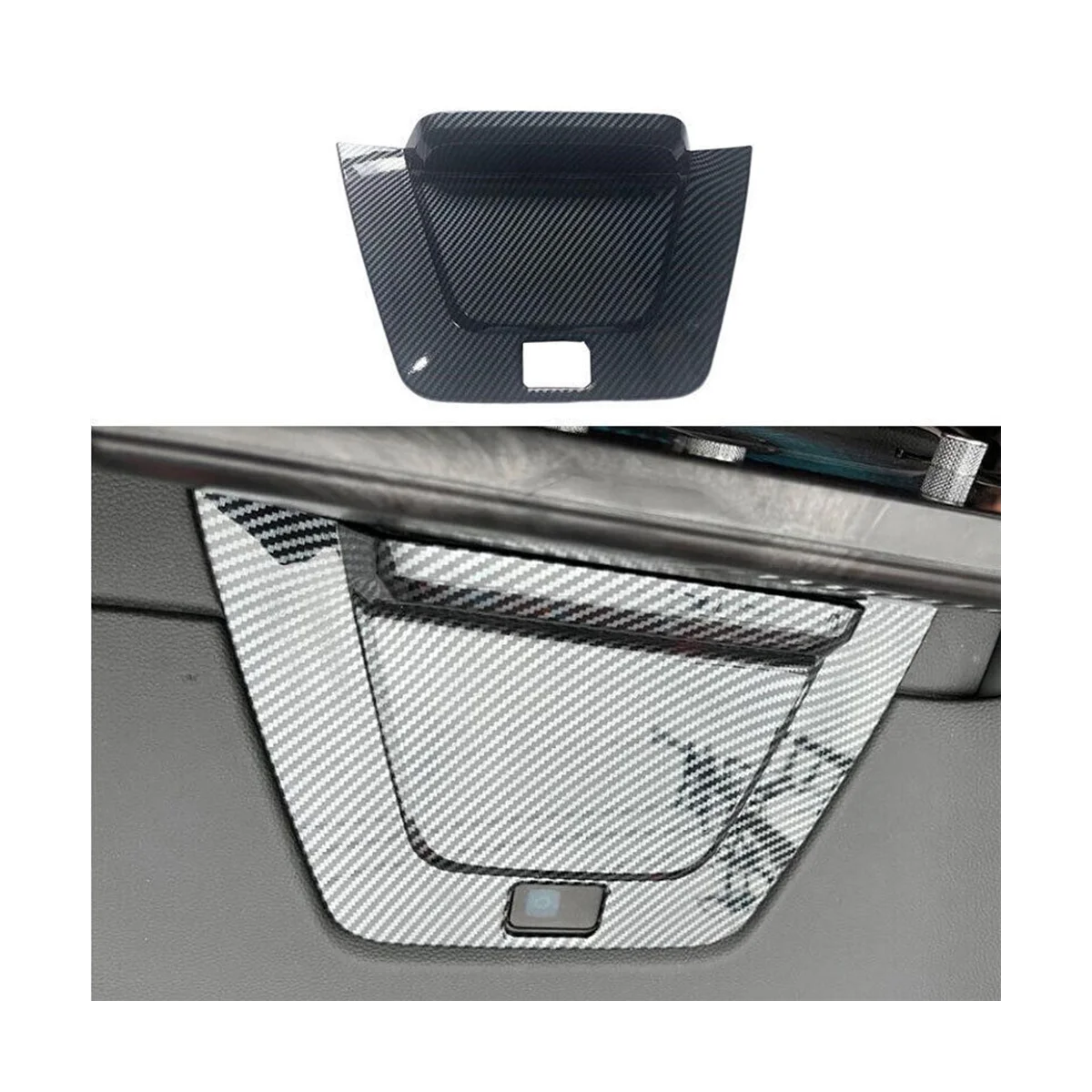Pentru Honda CR-V CRV 2023 Mașina de Centru Consola Ecranul de Navigare Înapoi Capacul Bazei Accesoriile ABS Fibra de Carbon . ' - ' . 4
