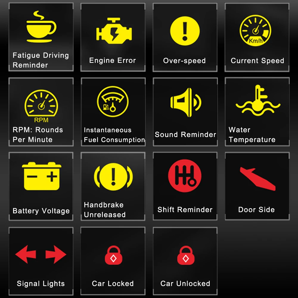 Pentru Nissan Patrol Y62 Armada 2018-2022 Masina HUD Head Up Display Parbriz Viteza Proiector de Alarmă de Securitate Depășirea vitezei RPM Tensiune . ' - ' . 4