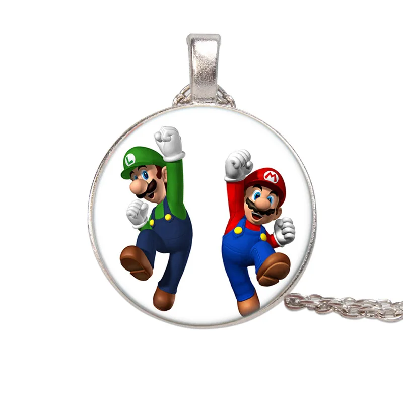 Super Mario Accesorii Colier Pandantiv Creative Desene Animate, Luigi, Princess Peach Model De Moda Colier Băieți Fete De Bijuterii Cadou . ' - ' . 4