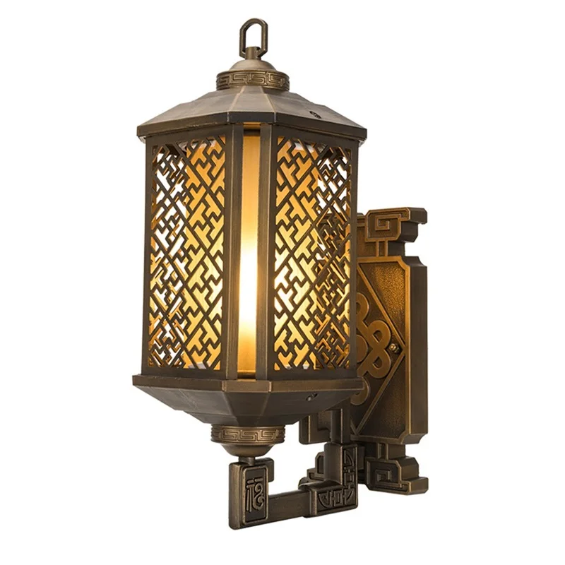 TYLA Clasică în aer liber Lumini de Perete Retro Bronz CONDUS Sconces Lampa rezistent la apa IP65 Decorative Pentru Casa Prispa Villa . ' - ' . 4