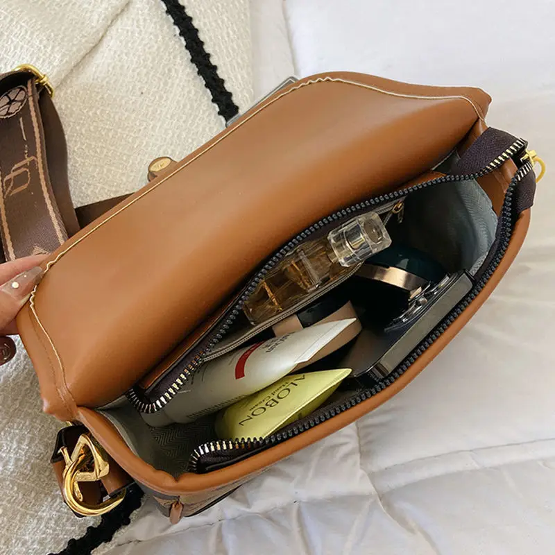 Textura de piele de moda retro sac de mână mic pătrat de moda noua nisa de lux de lumină înalt simț geanta crossbody . ' - ' . 4