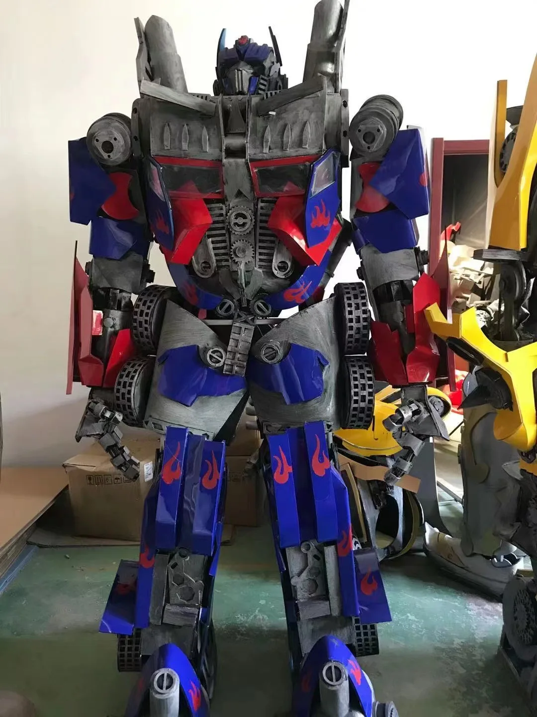 Transformers Optimus Prime Mecha raport de 1:1 ușor de Purtat Costum de Băiat Jucarie Optimus Prime Jucărie pentru Copii cadou de Ziua cosplay Mobile M . ' - ' . 4