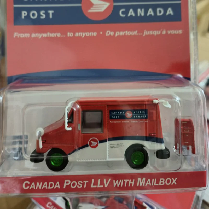 Turnat sub presiune din Aliaj de 1:64 Scară Canada Post Vehicul de Transport Auto LLV Model Adult Clasic de Colectare a Afișa Ornament Suvenir . ' - ' . 4