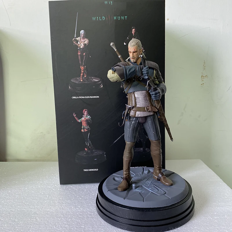 Witcher-ed 3 Wild Hunt Geralt Lup figurina de Colectie Model de Jucării de Crăciun Cadou Papusa 24CM . ' - ' . 4