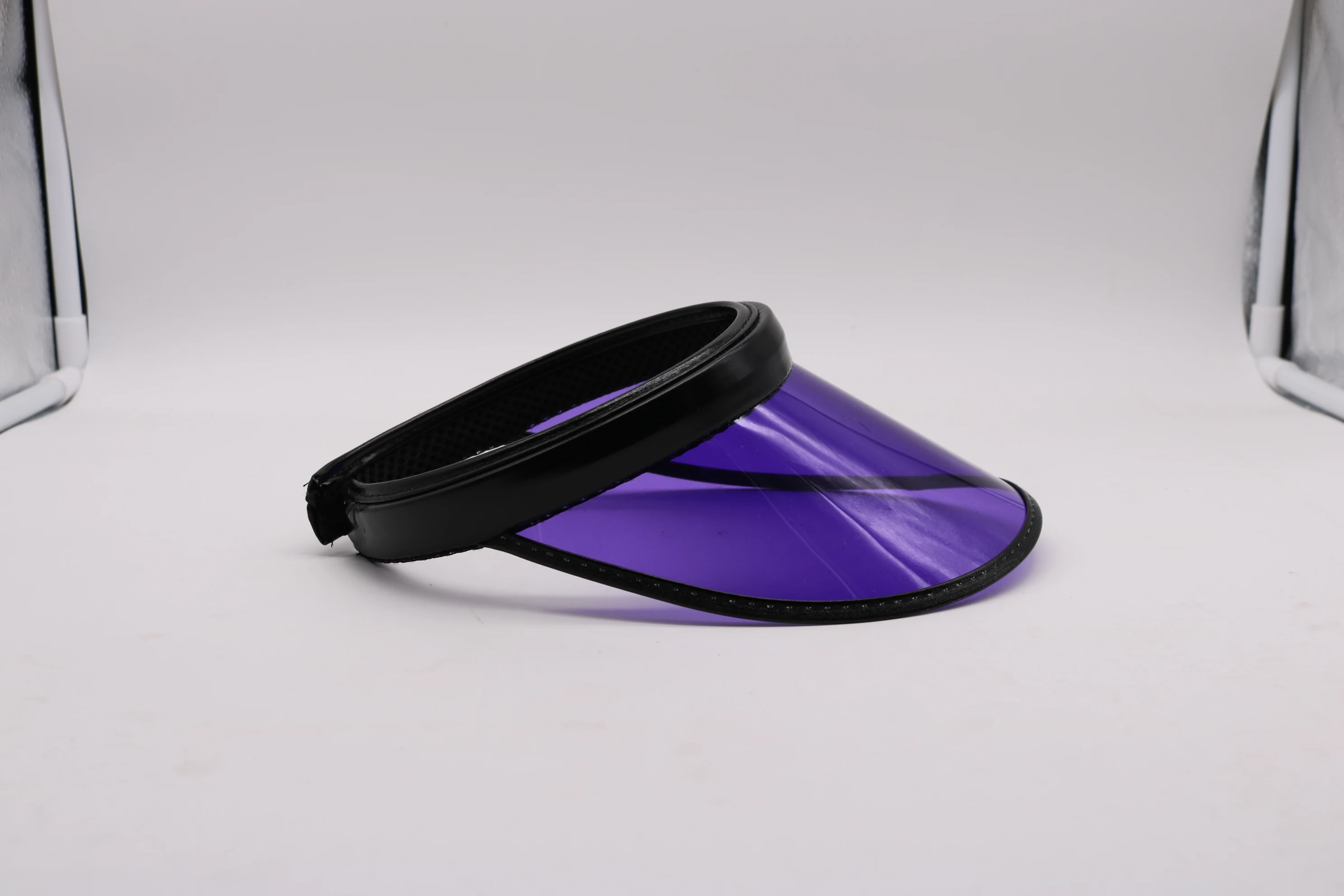 În Aer Liber Pentru Adulți Uinsex Nuanta De Culoare Violet Capace De Plastic Palarie De Soare . ' - ' . 4