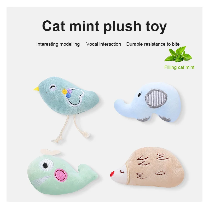 1/4buc Cat de Menta Jucărie de Pluș Animale de Companie Păpuși Catnip Modelare Jucării de Instruire Interactive Jucarii Pentru Pisici Consumabile pentru animale de Companie Pisica Accesorii . ' - ' . 5