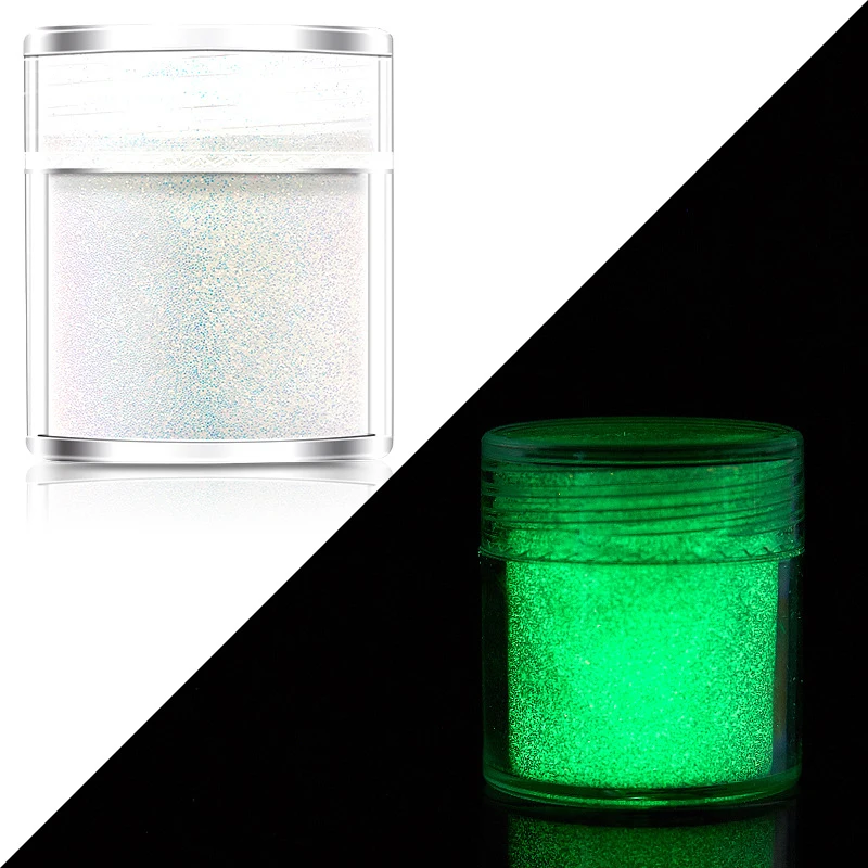 12 Culori Luminoase Pulbere de Rășină Pigment DIY Rășină Epoxidică Mucegai Nail Art Glitter Pudra Glow În Întuneric Bijuterii a Face Provizii . ' - ' . 5