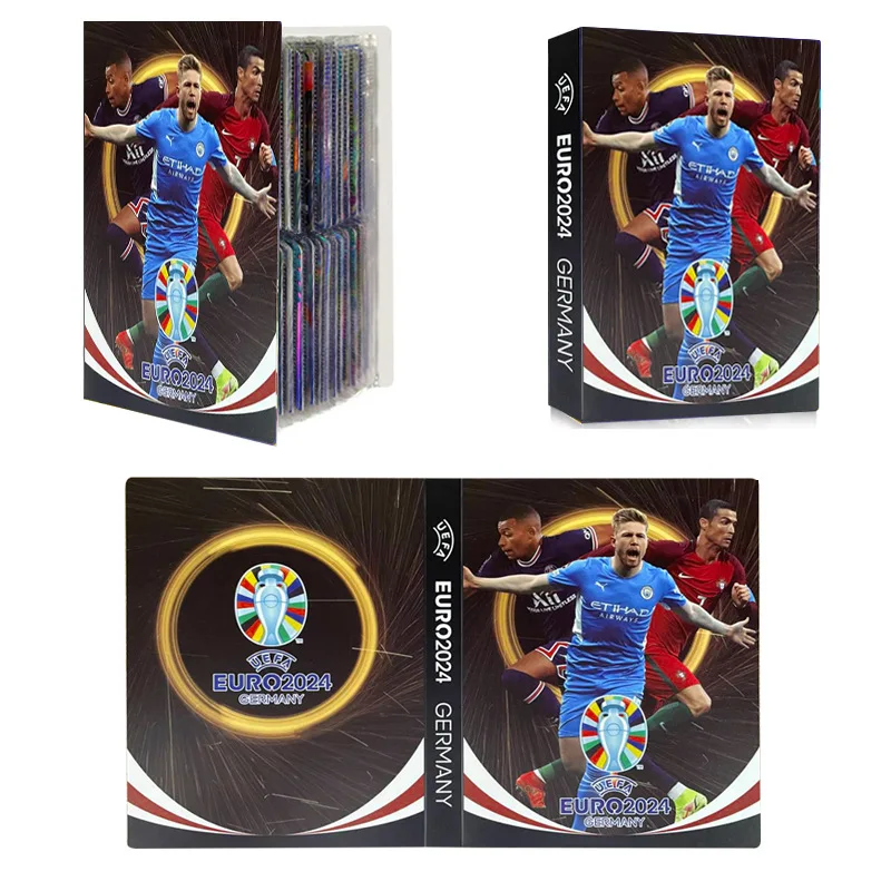 240pcs de Fotbal Steaua Album Carte Carte Messi Stele Golden Card Scrisoare Titularul Liant Harta Ballsuperstar de Colectare Folder Copil Cadou . ' - ' . 5
