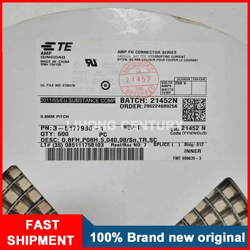 30 unids/lnotes de Brand Original Nou 3-5177986-1 Original bord pentru a conectorul de pe placa distanța de 0,8 mm 40Pin 100% autentic . ' - ' . 5