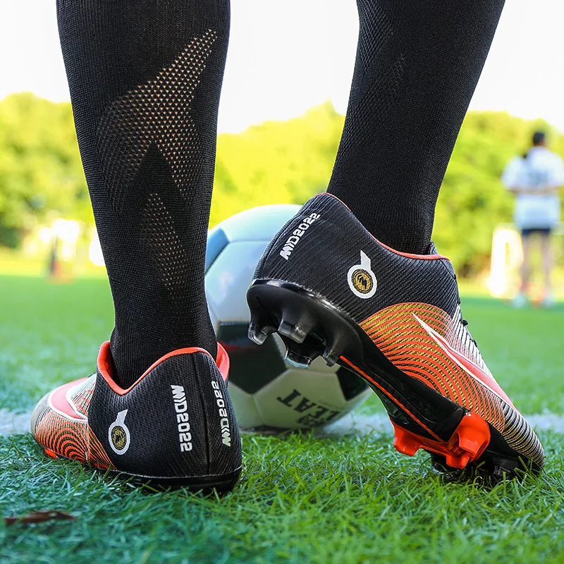 Barbati pantofi de Fotbal iarba FG/TF fotbal cizme glezna non-alunecare unisex indoor ghete de fotbal COPII futsal pantofi de formare . ' - ' . 5