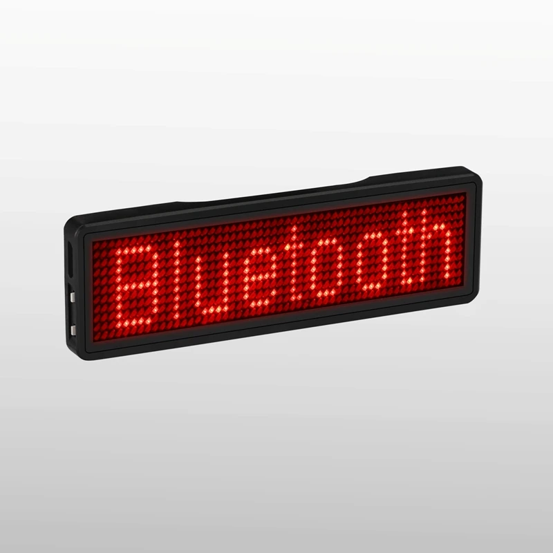 Bluetooth LED Numele Insigna Reîncărcabilă Lumina Semn de BRICOLAJ Programabile Scrolling Message Board Display LED,Tip 2 . ' - ' . 5