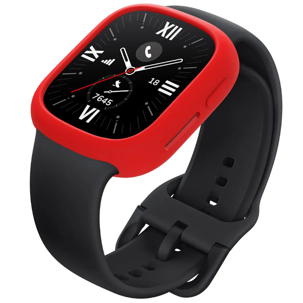 Ceas Silicon Cover Pentru Onoare Ceas 4 Spoiler Coajă De Protecție Caz Pentru Huawei Honor Watch4 Protector Smartwatch Accesorii . ' - ' . 5