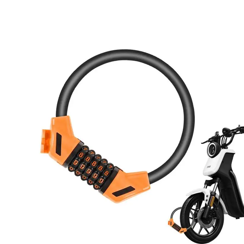 Combinație Lacăt, Pliere Biciclete 40cm, 60cm U-Lock, Combinație de Blocare Anti-furt Pentru Biciclete, Scutere Aliaj de Zinc de Blocare de Sârmă . ' - ' . 5