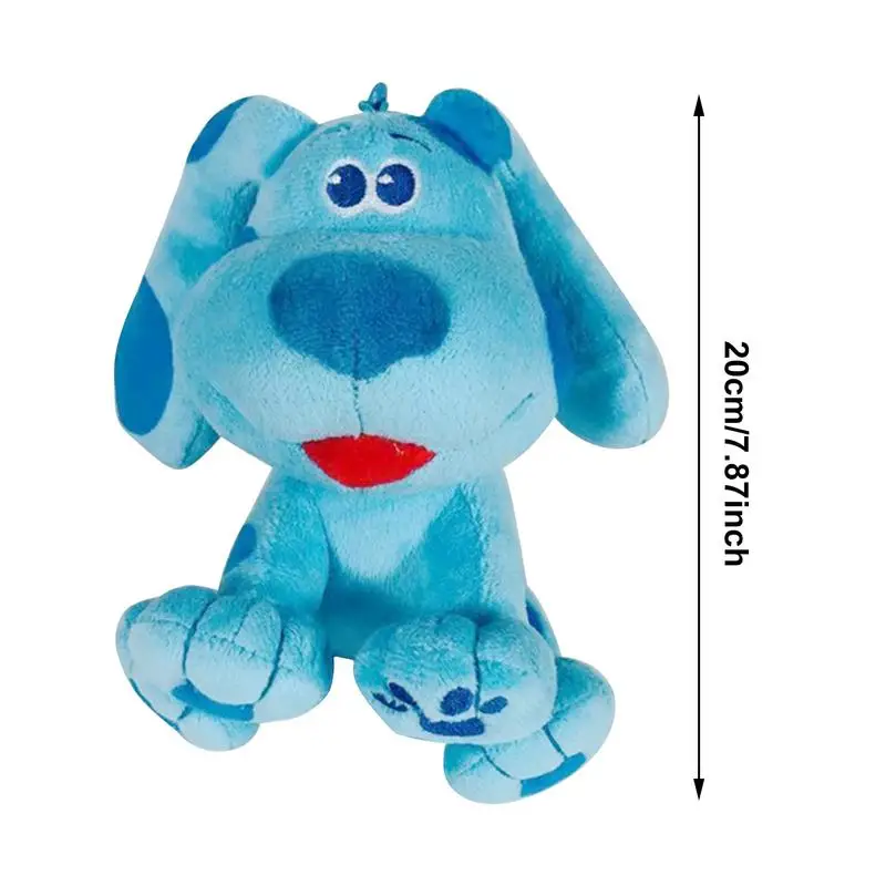 Copii Albastru Câine Jucărie De Pluș Animale Păpușă Jucărie Moale Perna Moale Confortabil, Drăguț Și Distractiv Papusa Cadou Perfect Pentru Craciun . ' - ' . 5