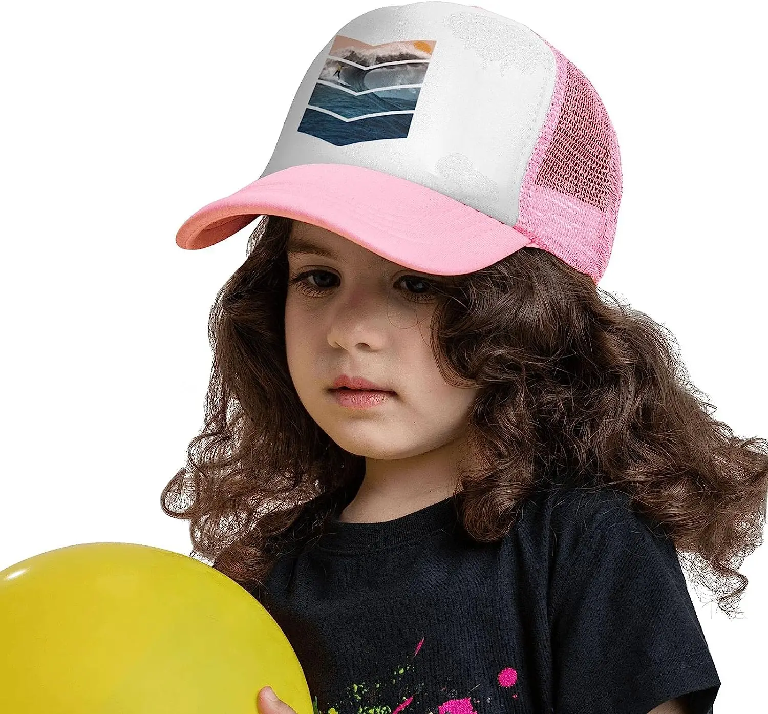 Hot De Moda Casual Baieti Răsărit Surfer Plasă De Trucker Hat Copii Copilul Snapback Șapcă De Baseball Pentru A Călători Cadou . ' - ' . 5