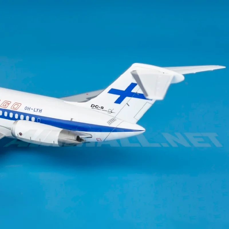 JC Aripi de 1:200 Scara LH2374 companiile Aeriene Finnair DC-9-15 O-LYH Diecasts Aviației Miniatură Avion Model de Avion de Metal Jucării Pentru Băieți . ' - ' . 5