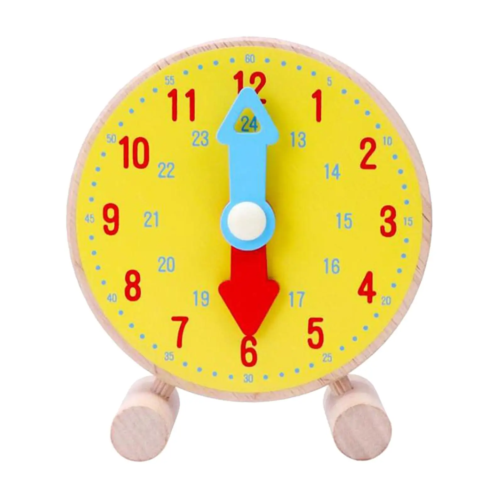 Lemn De Predare Ceas De Învățare Pentru A Spune Timp Învățământ Preșcolar Ceas . ' - ' . 5