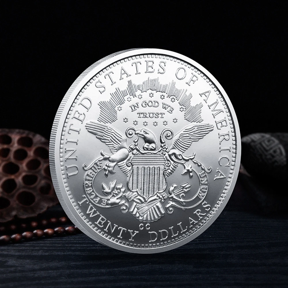 NE Statuia Libertății Suveniruri și Cadouri Placat cu Aur de Monede Sigiliu al SUA Vultur Pleșuv Provocare Monede Monede Comemorative . ' - ' . 5