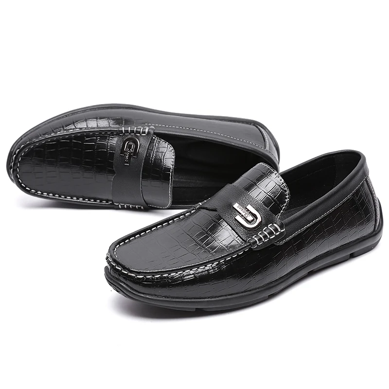 Pantofi plat Respirabil Pantofi Casual Office Mocasini Mazare Moda Pantofi de Conducere Pantofi Lux Barbati Pantofi Noi de Barbati din Piele . ' - ' . 5