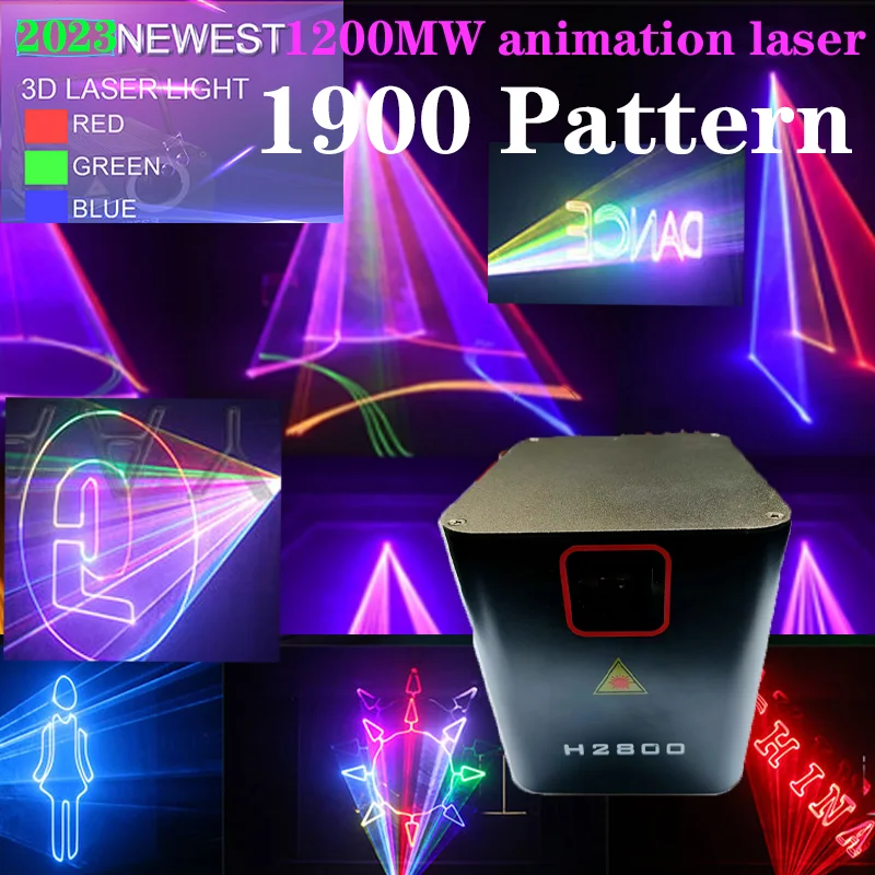 Rgb cu Laser Bluetooth Tastarea LaserLight DJ Disco Proiector de Control de la Distanță/Voce Și DMA, Cu Peste 1000 de Efecte . ' - ' . 5