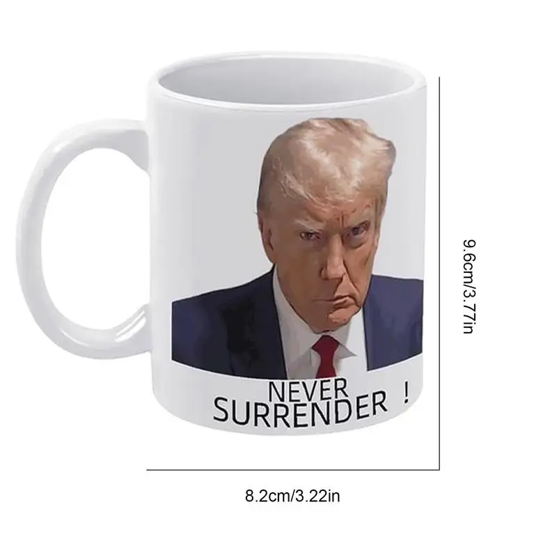 Trump Cana Trump Împușcat Cana Ceramica Donald Trump Cafea Cana De Ceai Drinkware Cadou Tipărite Imagine Ceașcă De Ceai Cana Pentru Adulti, Copii . ' - ' . 5