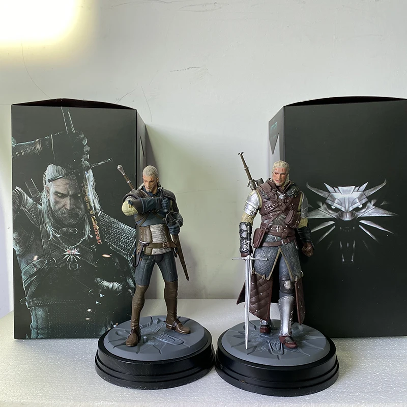 Witcher-ed 3 Wild Hunt Geralt Lup figurina de Colectie Model de Jucării de Crăciun Cadou Papusa 24CM . ' - ' . 5