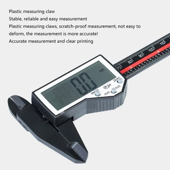 0-150mm/0-6 inch LCD Digital Pachometer de prelucrare a Lemnului Riglă de Măsurare Instrument Inch/Mm Șubler Electronic de Conversie