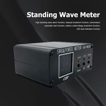 0.5-120W Putere Watt Metru FM SUNT SSB 1.8 MHz-50MHz Scurt Val de Val în Picioare Metru 5V 1A de Tip C LED Display HD cu Funcție de Alarmă