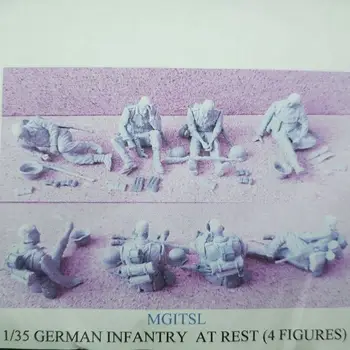 1/35 Rășină Model Figura GK，soldat German , Neasamblate și nevopsite kit