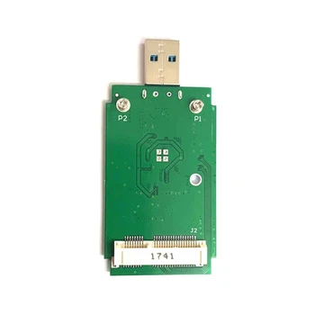 1 Bucată Externe MSATA Pentru USB3.0 Adaptor De Card Hard Disk Portabil Despachetat Mobil Adaptor Pentru Bord, De Culoare Verde Închis