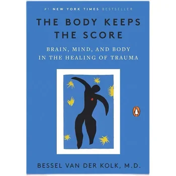 1 Carte Corpului Păstrează Scor De Bessel Van Der Kolk M. D Tulburări De Anxietate Engleză Carte Paperback
