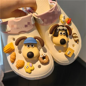 1/Set Hot New Sosire Câini Drăguț Pantofi Farmece Set Baieti Fete Sandale Grădină ShoeSneakers Decoratiuni Fete de X-mas Cadouri