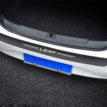 1 buc Masina de Fibră de Carbon În Portbagajul Mașinii Autocolante Auto pentru Nissan LEAF Automobile