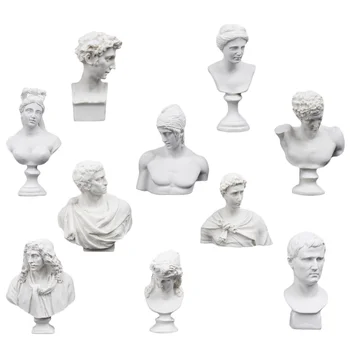 10 Buc Ornamente De Moda Desktop Podoabă Statuia Zeiței Creative Decor De Uz Casnic Birou Decoratiuni Decor Imitat Ipsos