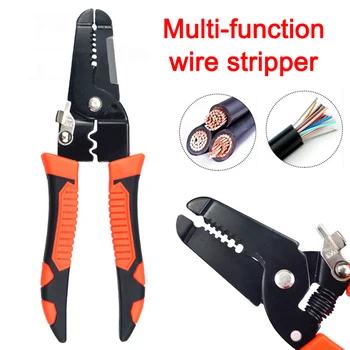 10 în 1 Clește de Sârmă Stripteuză Multifunctional Electrician Peeling de uz Casnic Cablu de Rețea de Sârmă Stripteuză Electrician Instrumente de Reparare
