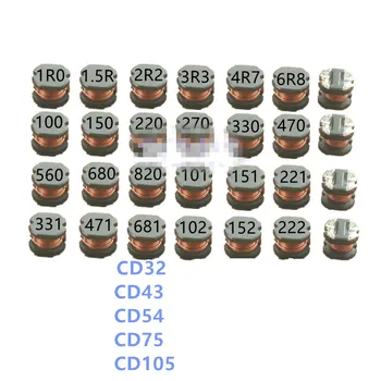 100buc Chip inductor CD31 CD32 CD43 CD53 CD54 CD75 CD105 Cip de putere inductor 4R7