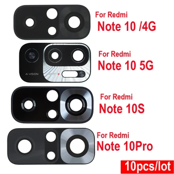 10buc, Spate aparat de Fotografiat Lentilă de Sticlă Pentru Xiaomi Redmi Nota 10 Pro 10s 10T 10Pro Nota 10 5G Note10T Note10s Cu Lipici Adeziv Xiaio