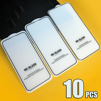 10buc Temperat Film de Sticlă Călită Explozie Dovada de Ecran Protector Pentru iPhone 14 Pro Max 13 Mini 12 11 XS XR X 8 7 6 Plus SE